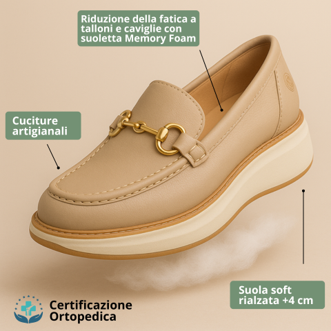 Mocassino ortopedico con suola soft - Plumé