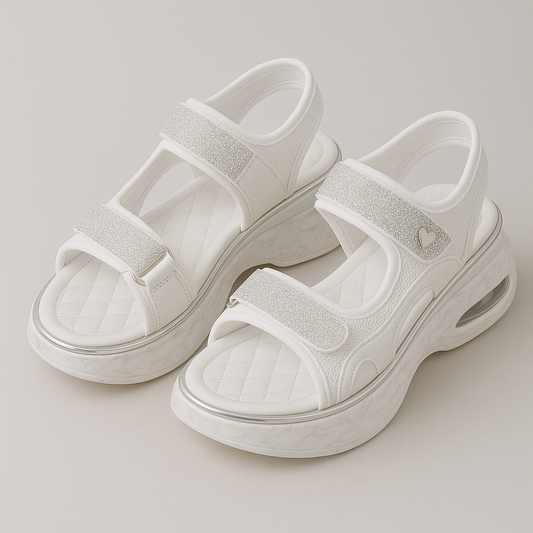 Sandali estivi ortopedici con suola air gel in memory foam contro i dolori ai piedi