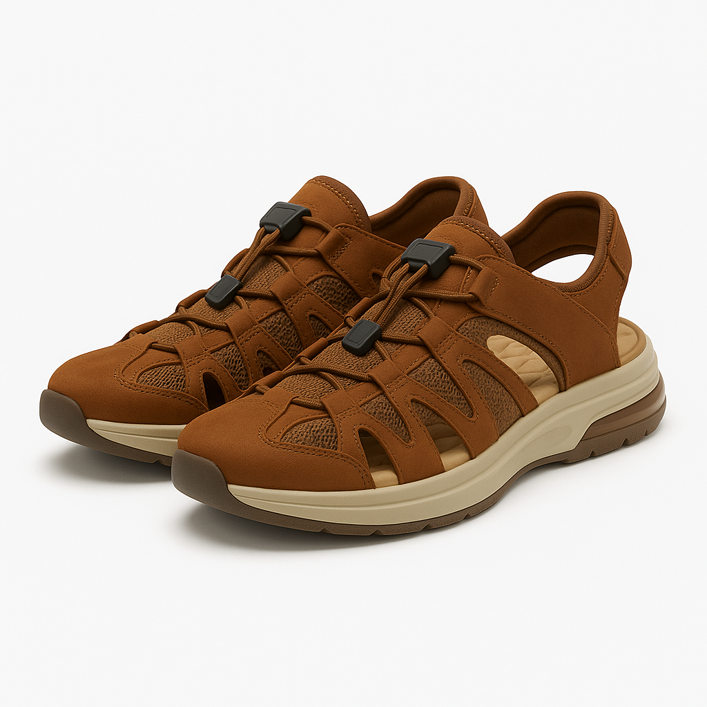 Sandali ortopedici uomo - Suola memory foam e soletta air fresh gel massimo comfort