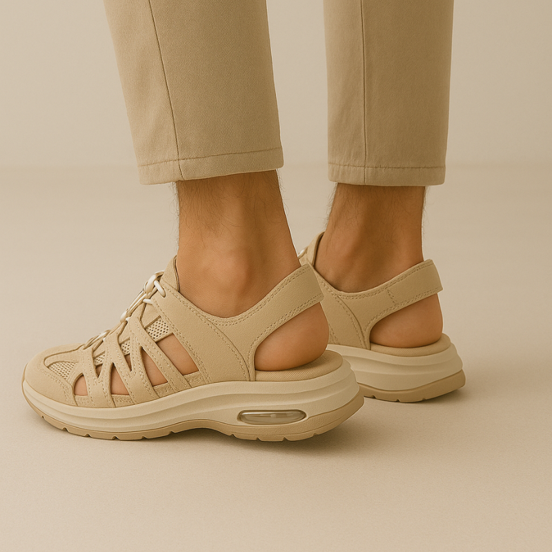 Sandali ortopedici uomo - Suola memory foam e soletta air fresh gel massimo comfort