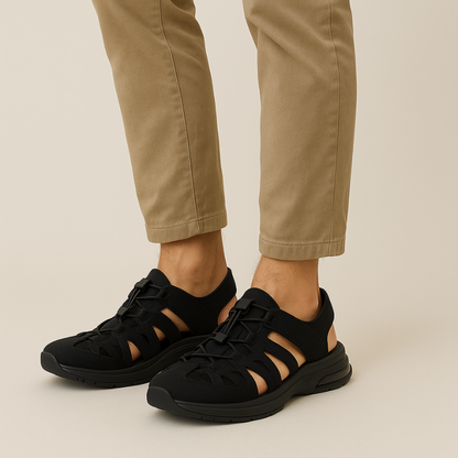 Sandali ortopedici uomo - Suola memory foam e soletta air fresh gel massimo comfort