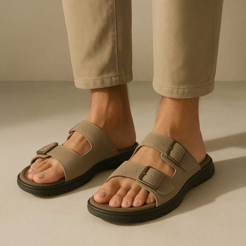 Pantofole estive unisex con soletta in memory foam clinica - Elimina dolori e gonfiori ai piedi