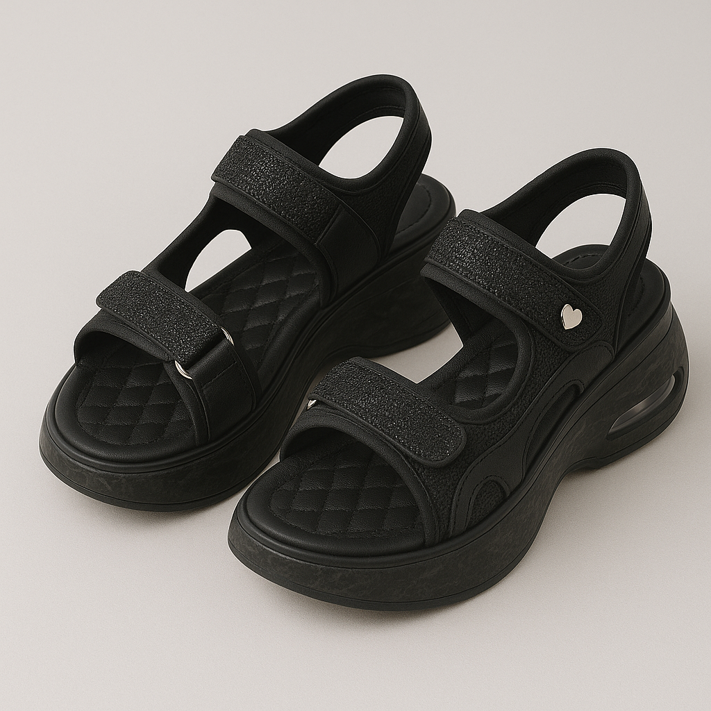 Sandali estivi ortopedici con suola air gel in memory foam contro i dolori ai piedi