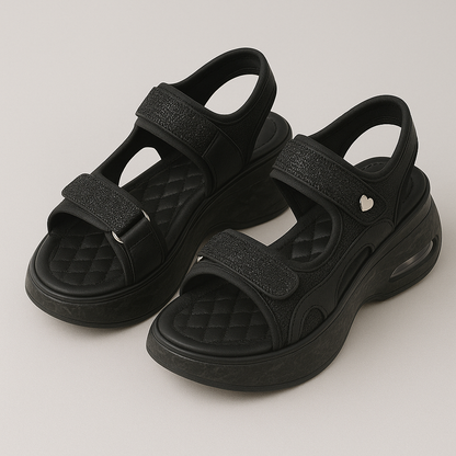 Sandali estivi ortopedici con suola air gel in memory foam contro i dolori ai piedi